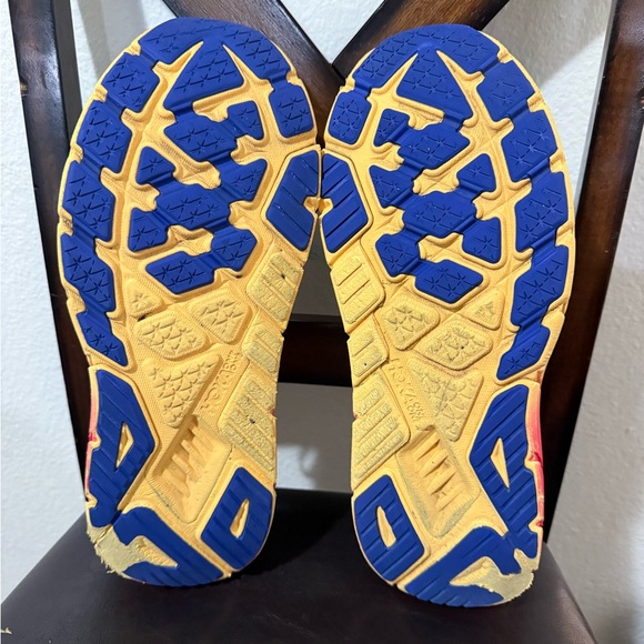Hoka Sneakers - Light Blue and Yellow - Picture 6 of 9